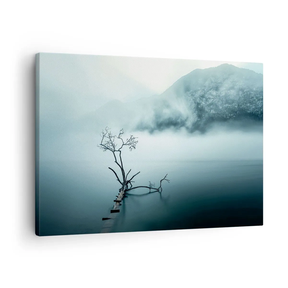Impression sur toile - Image sur toile - D'eau et de brouillard - 70x50 cm