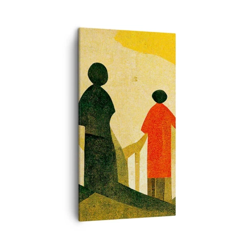 Impression sur toile - Image sur toile - La route est encore longue - 45x80 cm