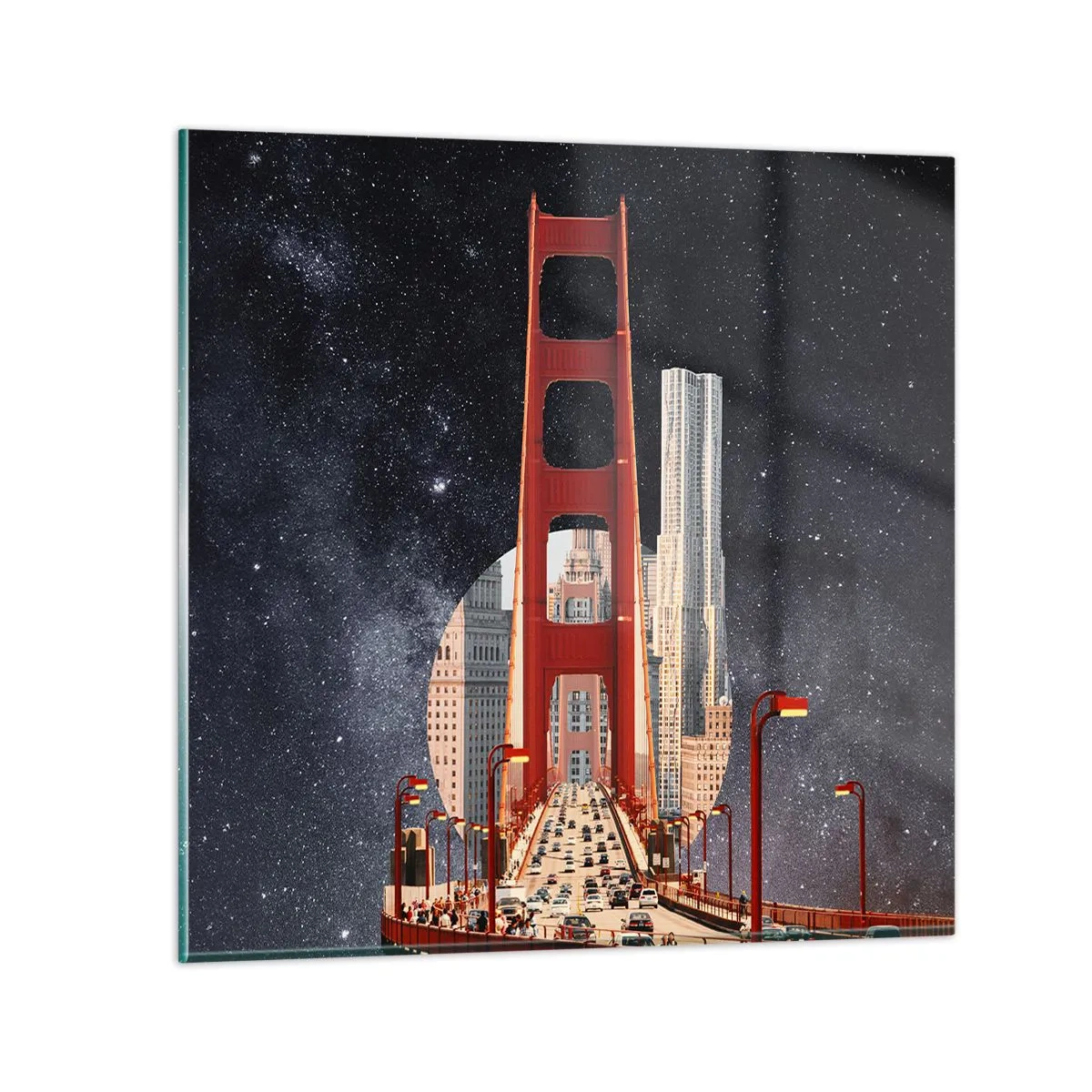 Impression sur verre - Image sur verre - Toujours au centre - 40x40 cm