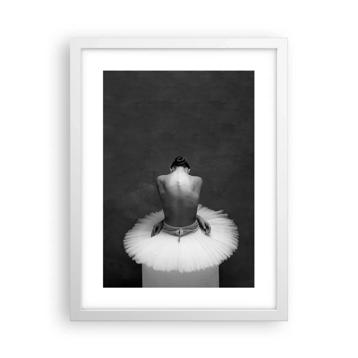 Affiche dans un cadre blanc - Poster - C'est justement en train de fleurir - 30x40 cm