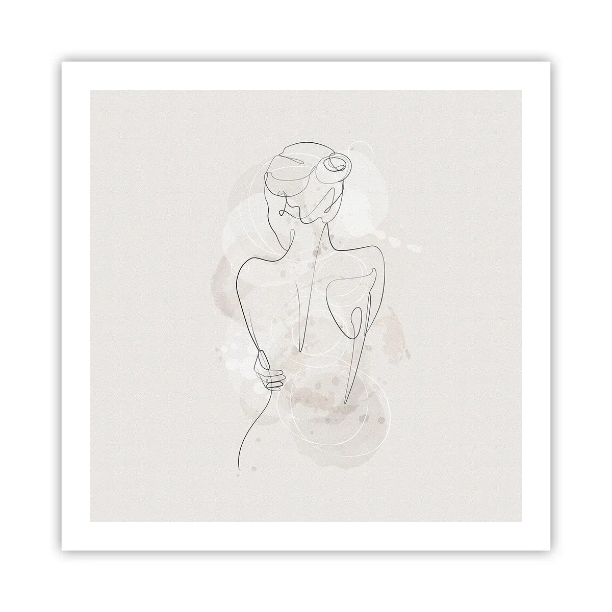 Affiche - Poster - Comme un instrument sensible - 60x60 cm