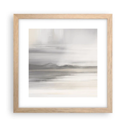 Affiche dans un chêne clair - Poster - Distance réfléchie - 30x30 cm