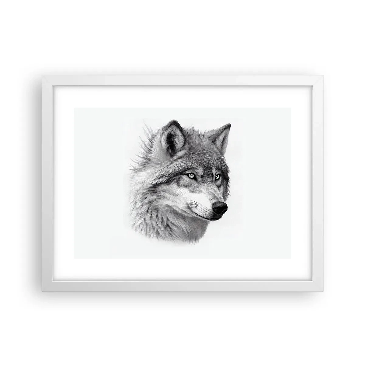 Affiche dans un cadre blanc - Poster - Alpha – sans aucun doute - 40x30 cm