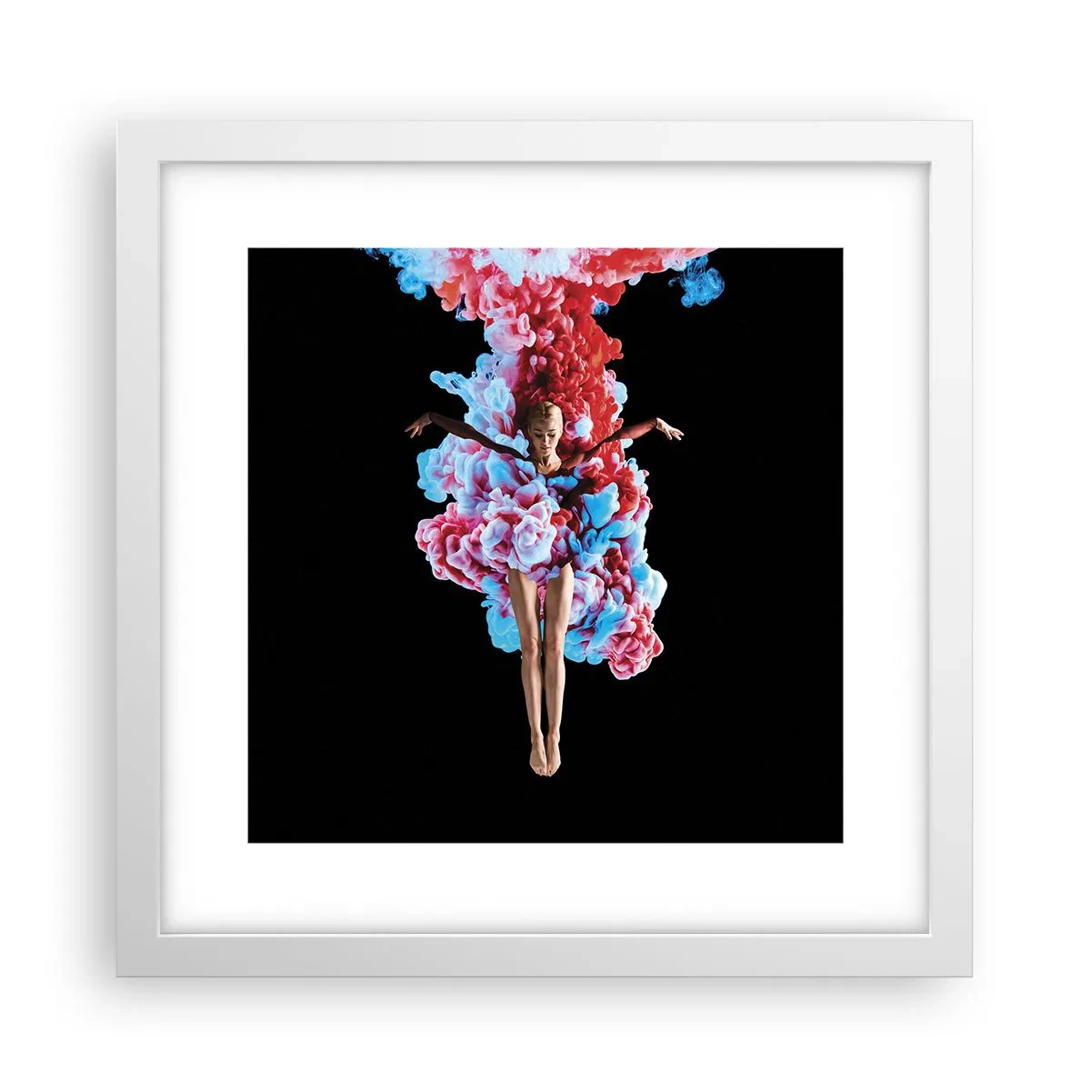 Affiche dans un cadre blanc - Poster - En pleine floraison - 30x30 cm