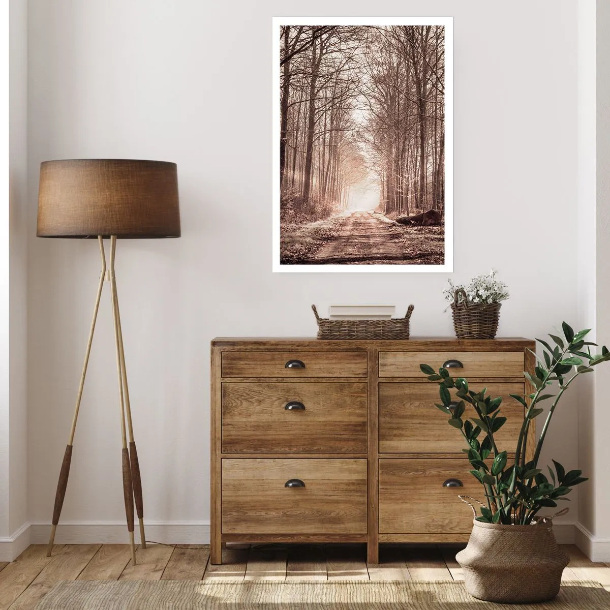 Affiche - Poster - Cathédrale de la forêt - 40x50 cm