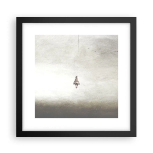 Affiche dans un cadre noir - Poster - Enfant en nous - 30x30 cm