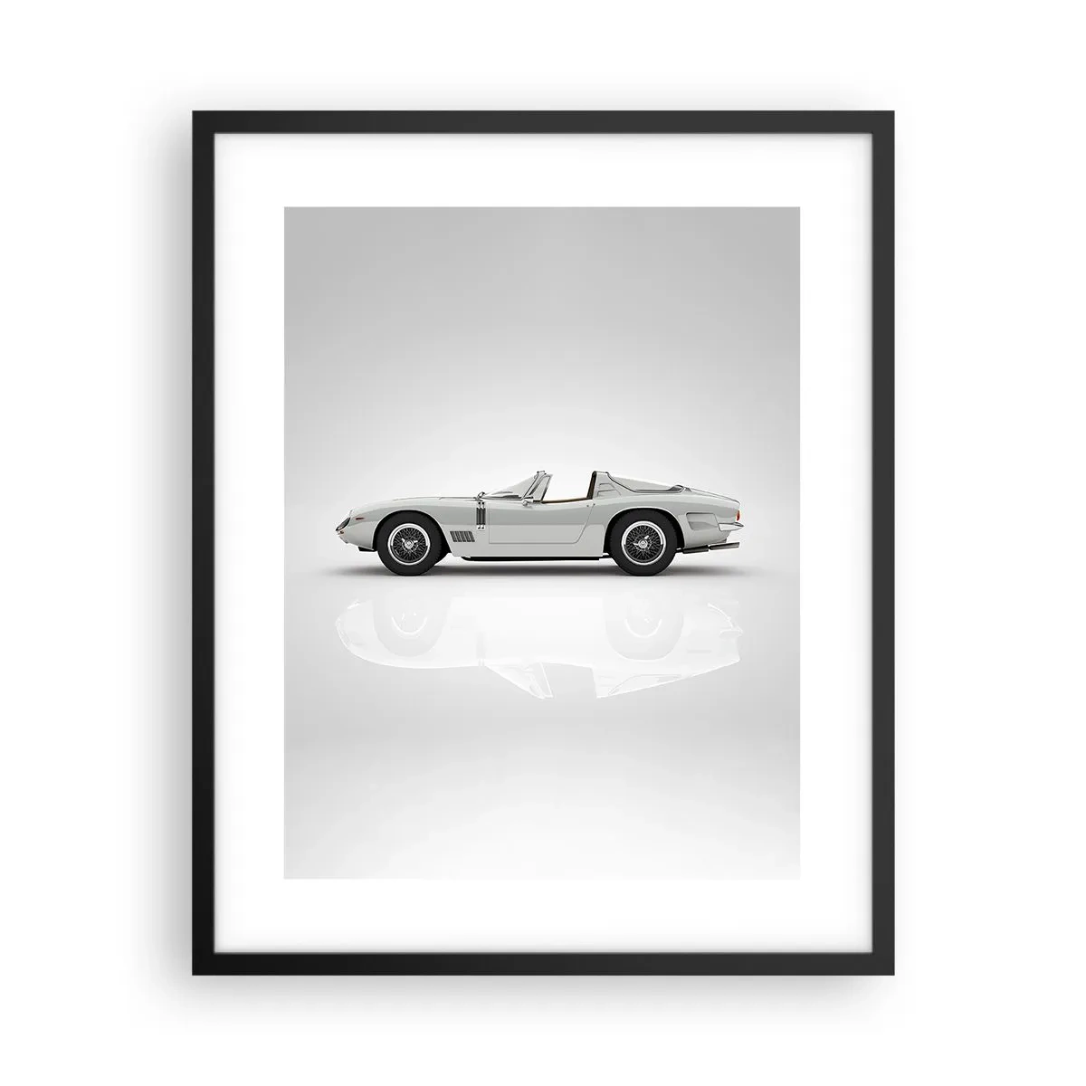 Affiche dans un cadre noir - Poster - Promesse de plaisir - 40x50 cm