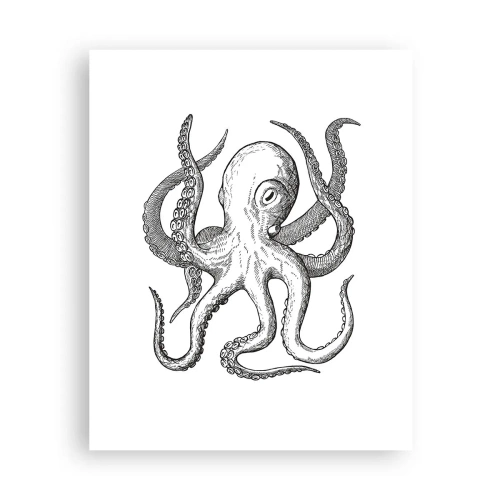 Affiche - Poster - Dansant avec les vagues - 40x50 cm