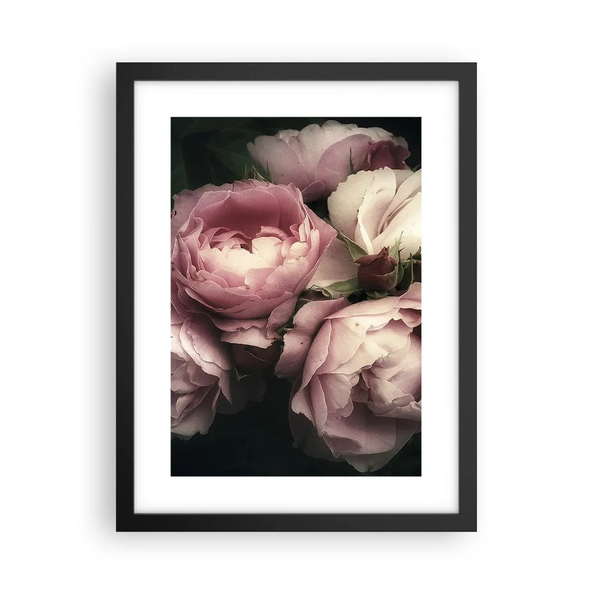 Affiche dans un cadre noir - Poster - Le charme de la belle époque - 30x40 cm