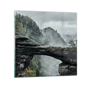 Impression sur verre - Image sur verre - L'aventure est sur le point de commencer - 30x30 cm