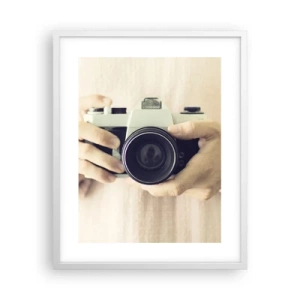 Affiche dans un cadre blanc - Poster - Pour voir plus ... - 40x50 cm