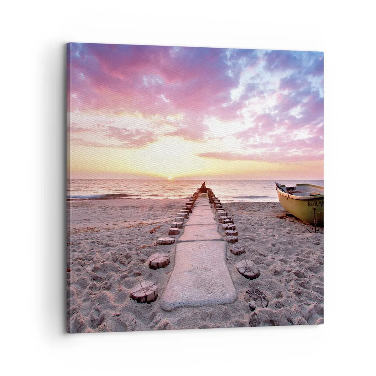 Impression sur toile - Image sur toile - Moment d'expérience profonde - 60x60 cm