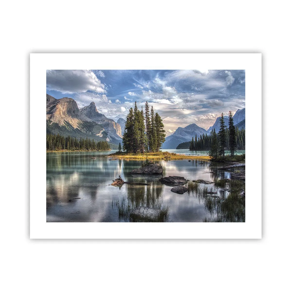 Affiche - Poster - Sous les grandes eaux claires - 50x40 cm