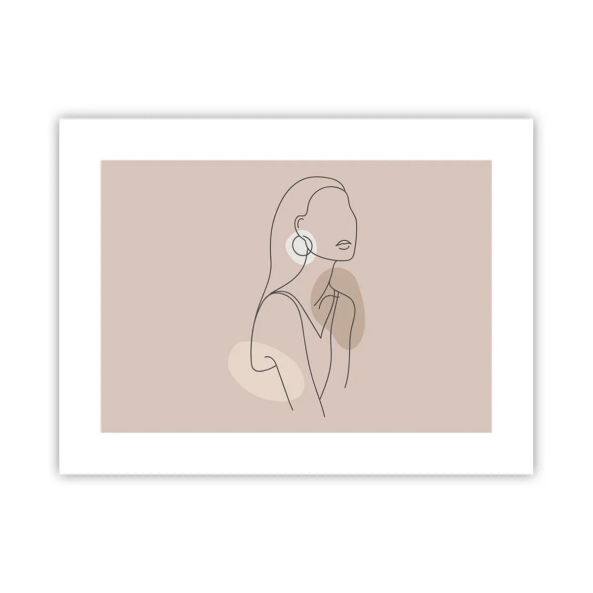 Affiche - Poster - Icone féminin - 40x30 cm