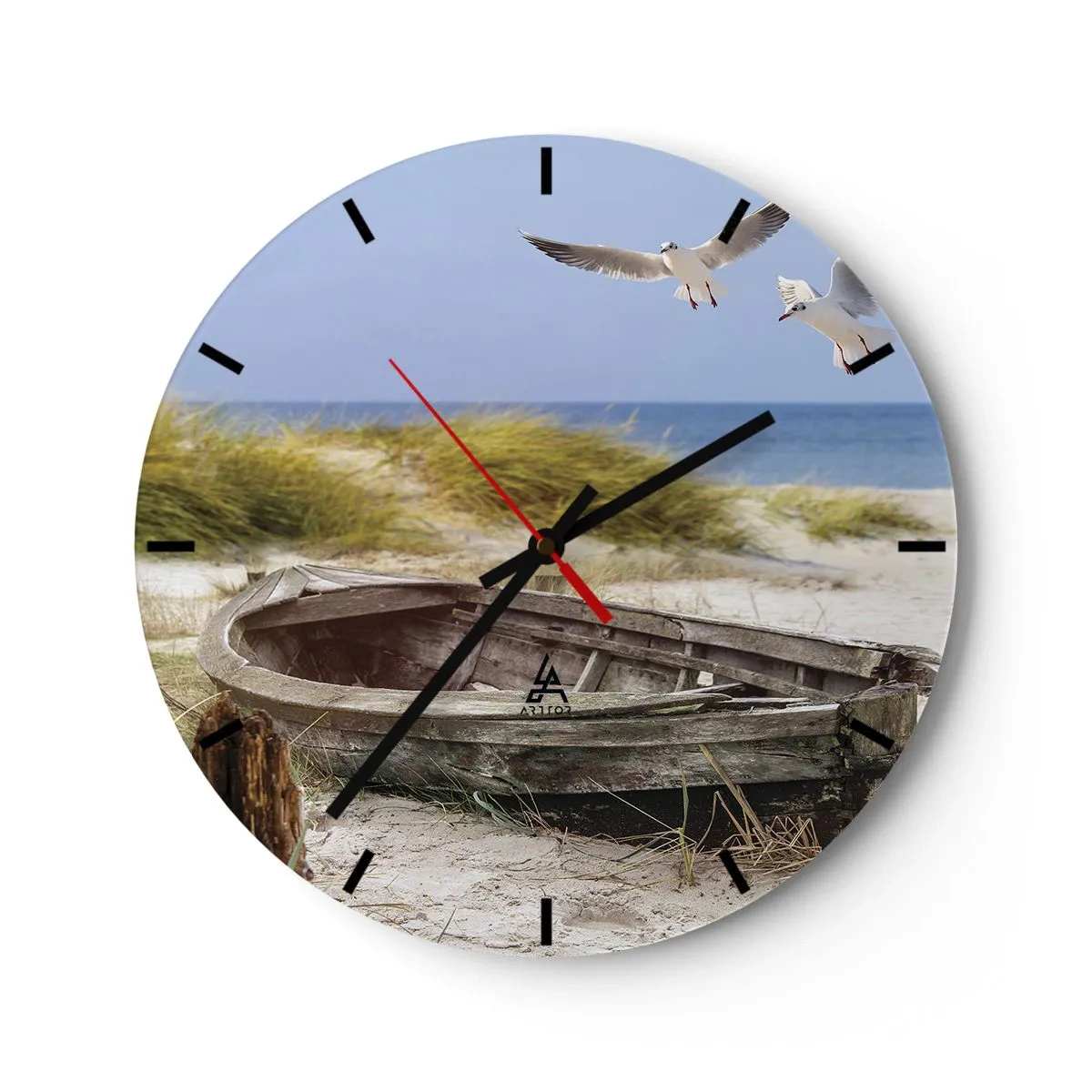 Horloge murale - Pendule murale - Bain de vent - 40x40 cm