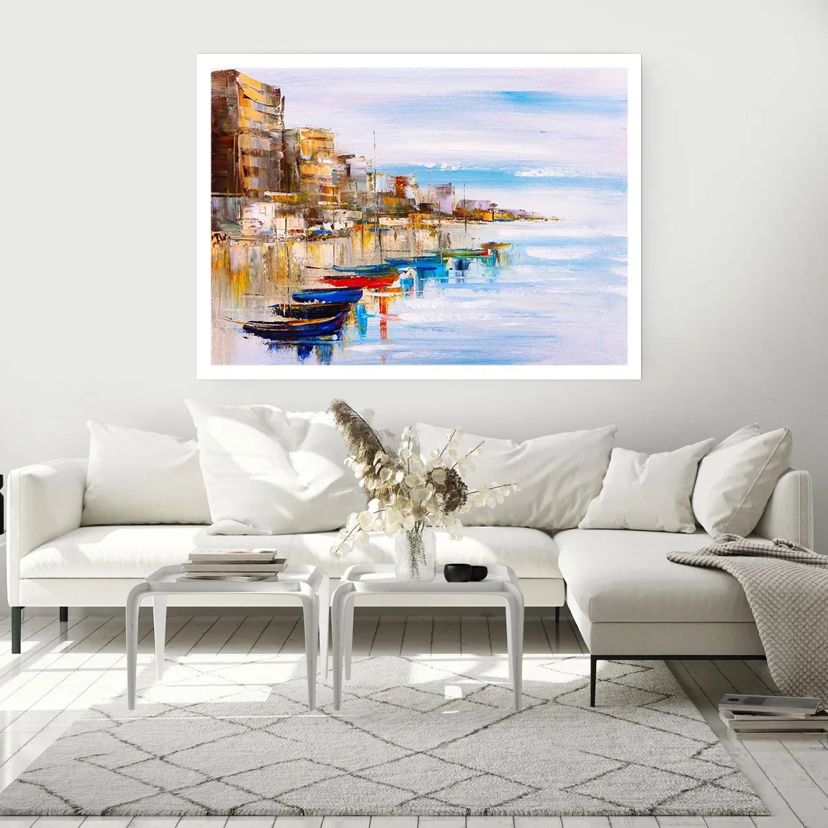 Affiche - Poster - Un havre urbain multicolore - 91x61 cm