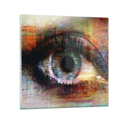 Impression sur verre - Image sur verre - Vous pouvez jeter un coup d'œil dans l'âme - 30x30 cm