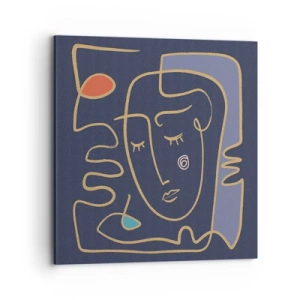 Impression sur toile - Image sur toile - En réflexion - 70x70 cm