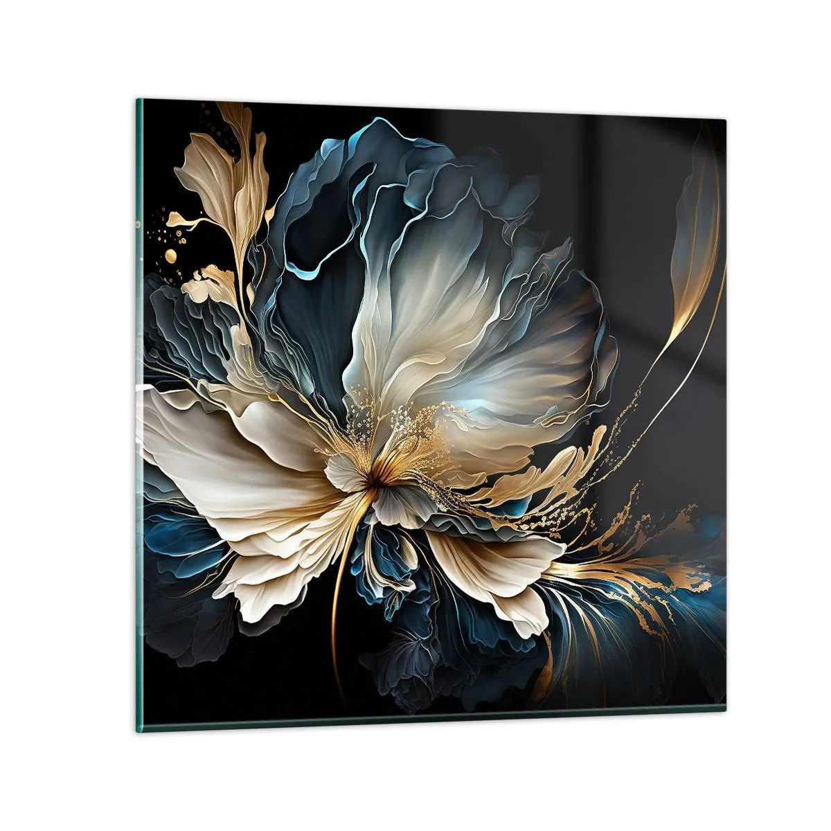 Impression sur verre - Image sur verre - Fleur de fougère de conte de fées - 30x30 cm