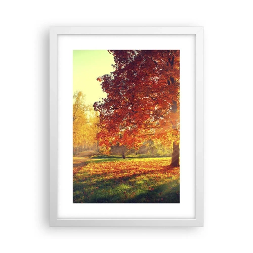 Affiche dans un cadre blanc - Poster - Le roux est beau - 30x40 cm