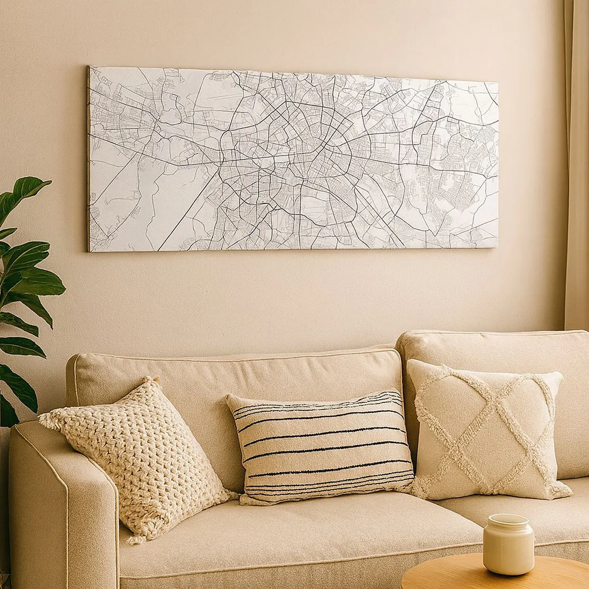 Impression sur toile - Image sur toile - Fleur de Berlin - 100x40 cm