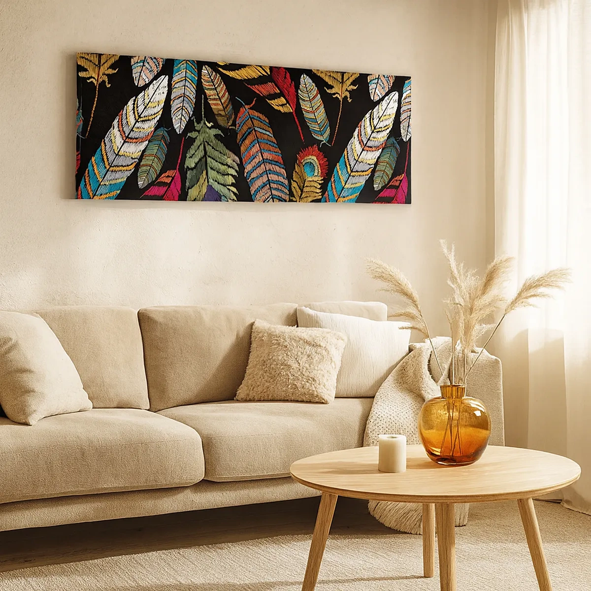 Impression sur toile - Image sur toile - Le carnaval des oiseaux - 30x30 cm