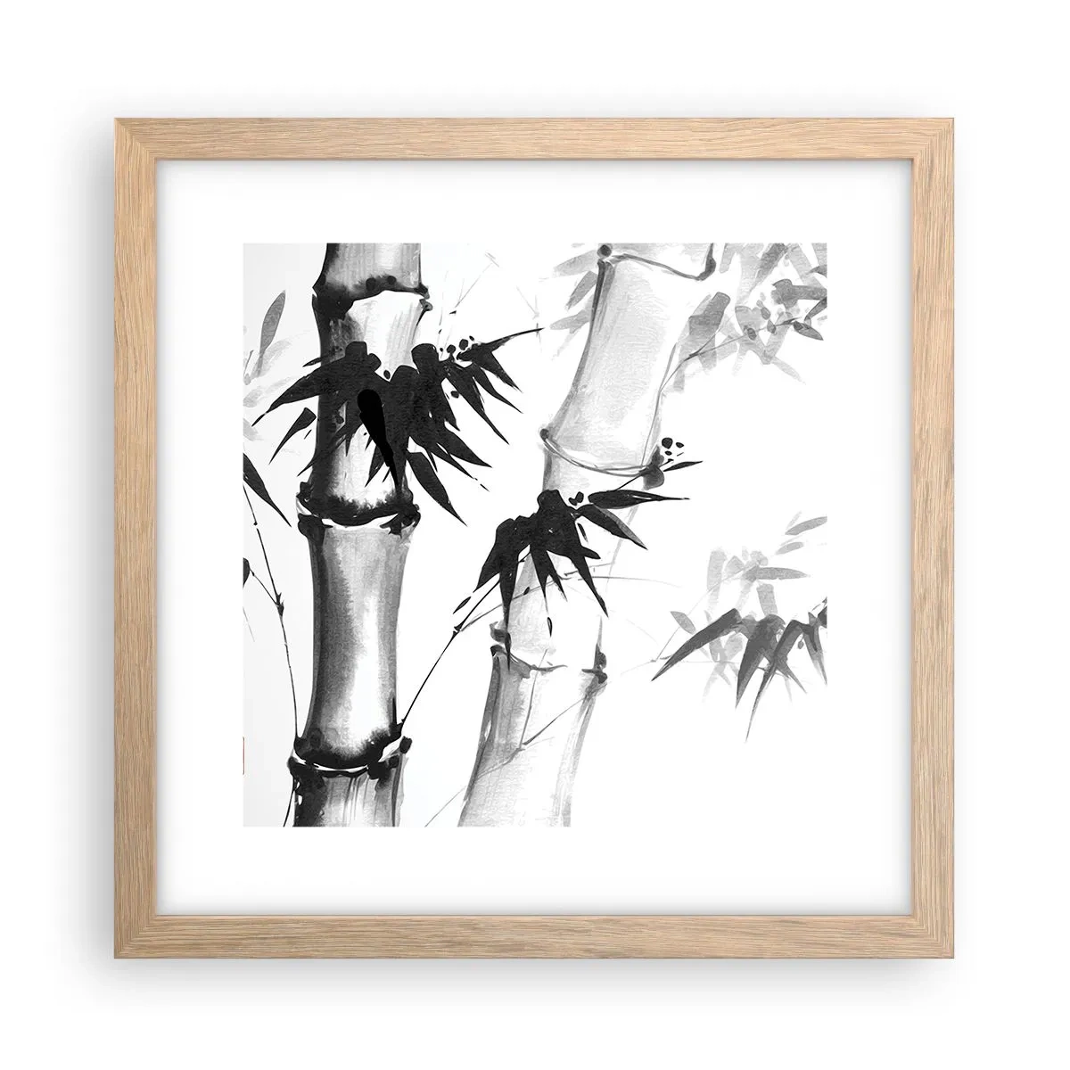 Affiche dans un chêne clair - Poster - Gros plan sur l'orient - 30x30 cm