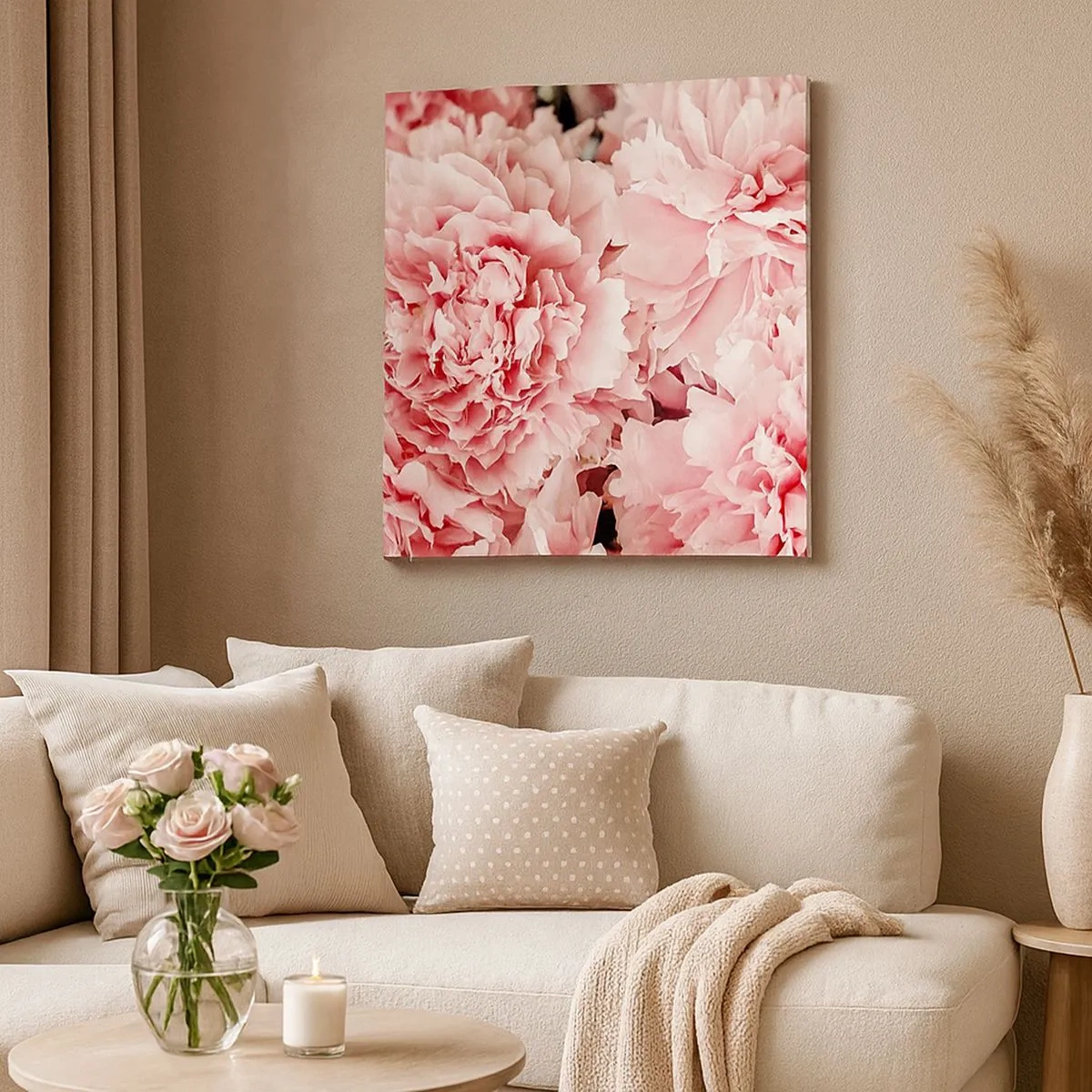 Impression sur toile - Image sur toile - Rêve rose - 30x30 cm