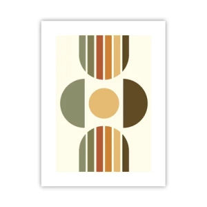 Affiche - Poster - Dans les coulaurs de la terre - 30x40 cm