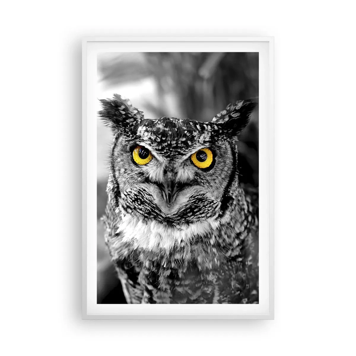 Affiche dans un cadre blanc - Poster - Rien ne se cachera - 61x91 cm