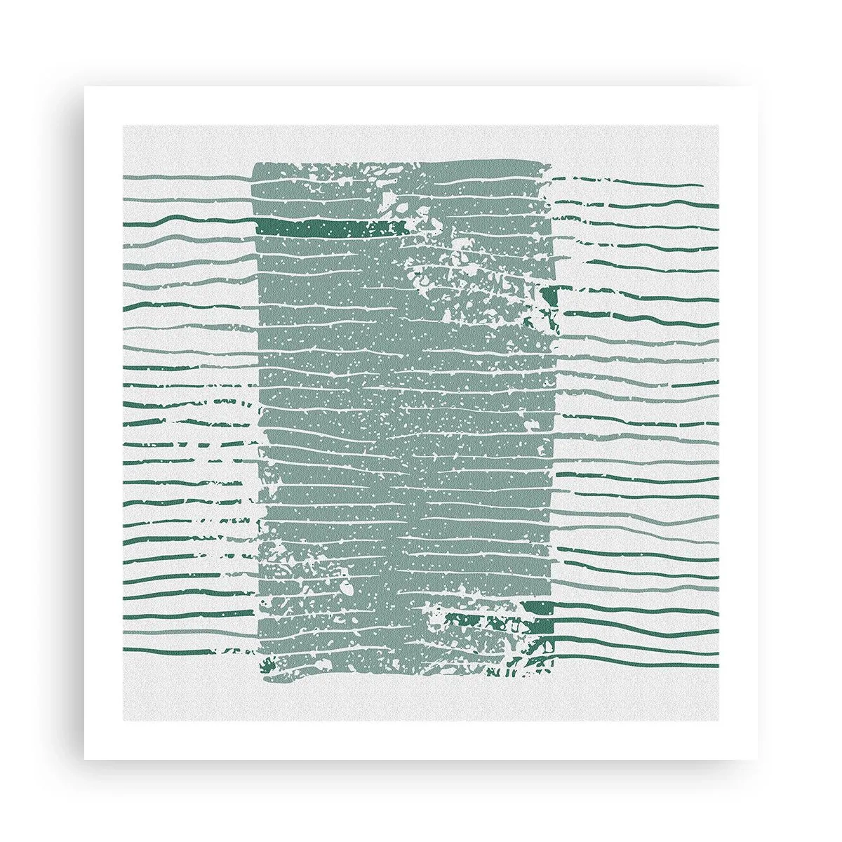 Affiche - Poster - Abstraction de la mer - 60x60 cm