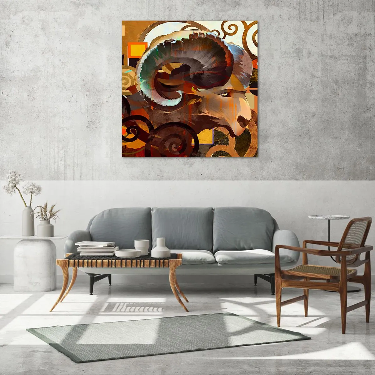 Impression sur verre - Image sur verre - Magie - religions - rituels - 60x60 cm