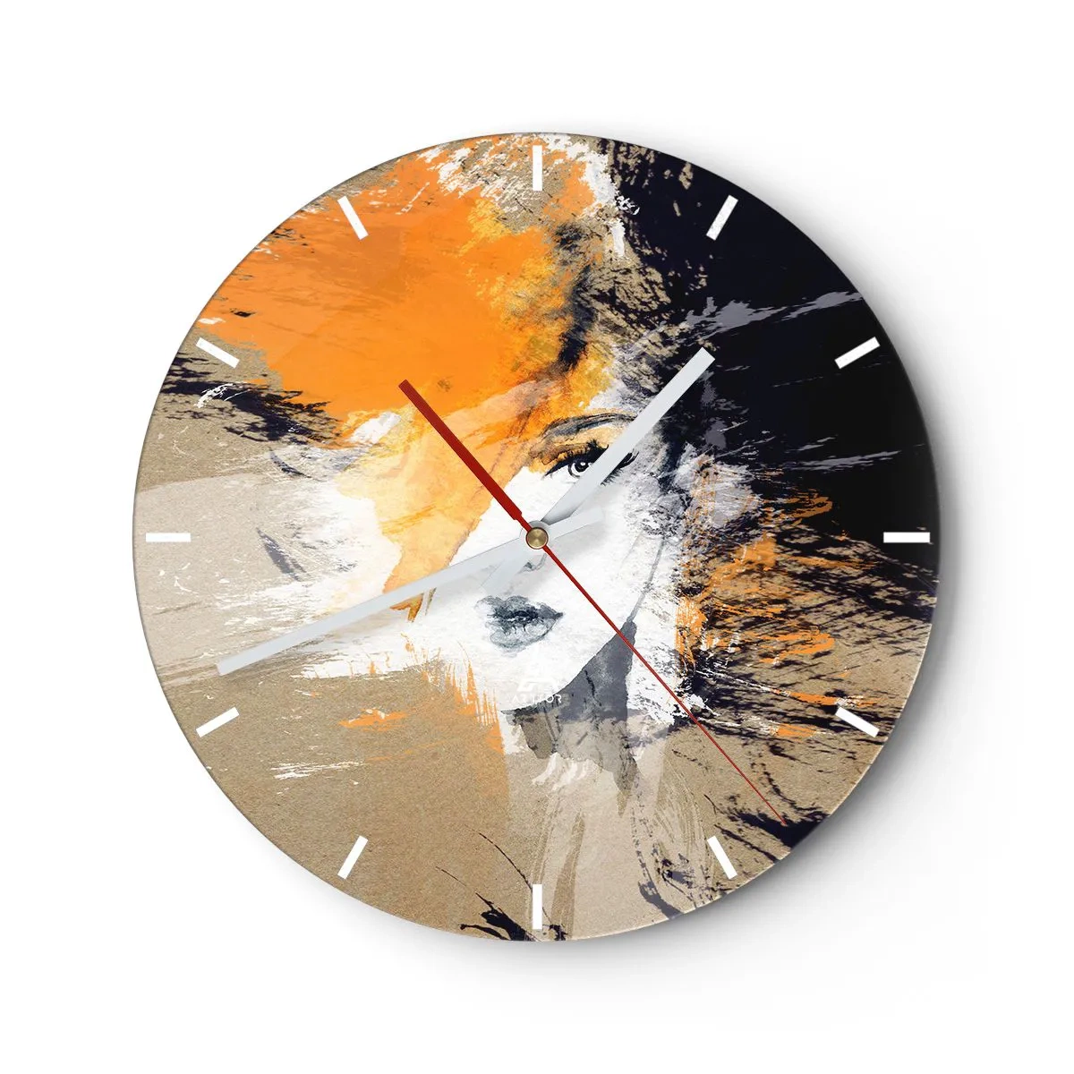 Horloge murale - Pendule murale - Et la lumière fut - 40x40 cm