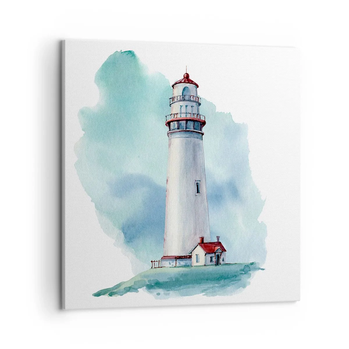 Impression sur toile - Image sur toile - La douce sœur du bleu - 50x50 cm