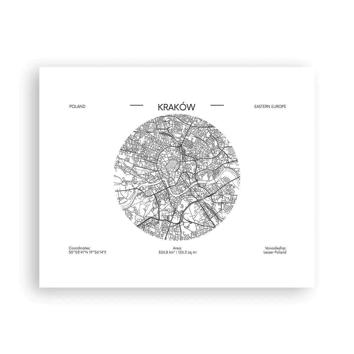 Affiche - Poster - Anatomie de Cracovie - 50x40 cm