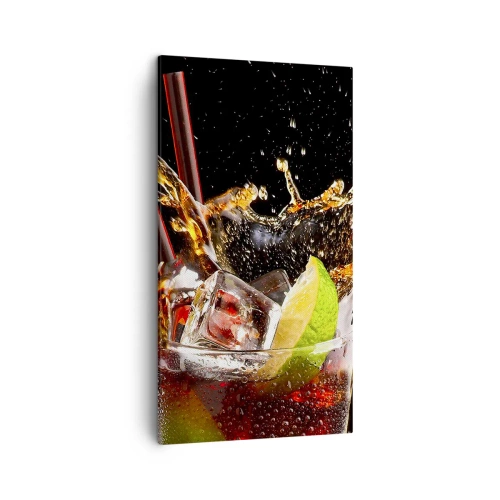 Impression sur toile - Image sur toile - Joie et énergie des couleurs - 45x80 cm