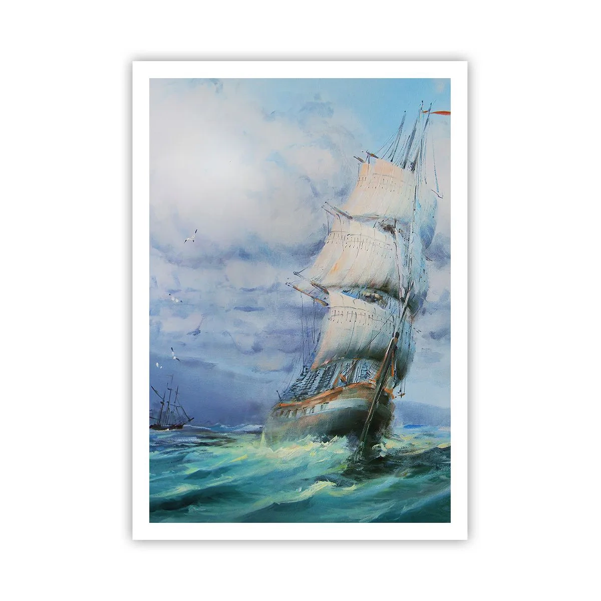 Affiche - Poster - Vents favorables - 70x100 cm