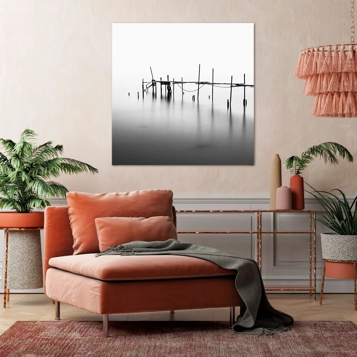 Impression sur toile - Image sur toile - Et s'il n'y avait pas de monde ? - 60x60 cm