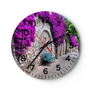 Horloge murale - Pendule murale - Rencontrons-nous au plus vite - 40x40 cm