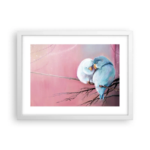 Affiche dans un cadre blanc - Poster - Que dire de plus?... - 40x30 cm