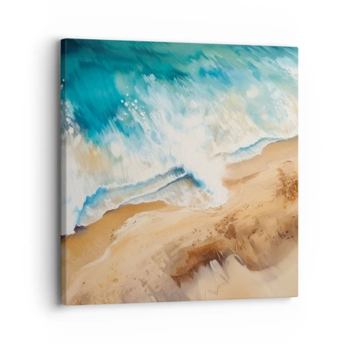 Impression sur toile - Image sur toile - La vague qui revient - 30x30 cm