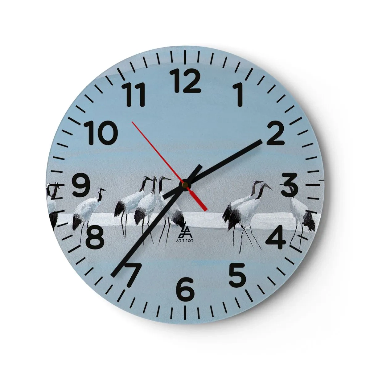 Horloge murale - Pendule murale - Après une chaude journée - 40x40 cm