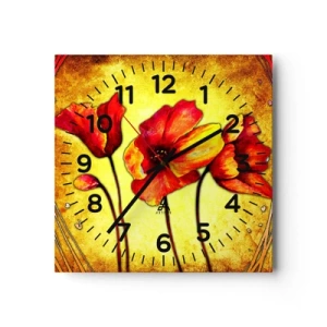 Horloge murale - Pendule murale - Dans la décoration Art Nouveau - 30x30 cm