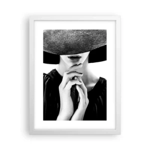 Affiche dans un cadre blanc - Poster - Beauté cachée - 30x40 cm