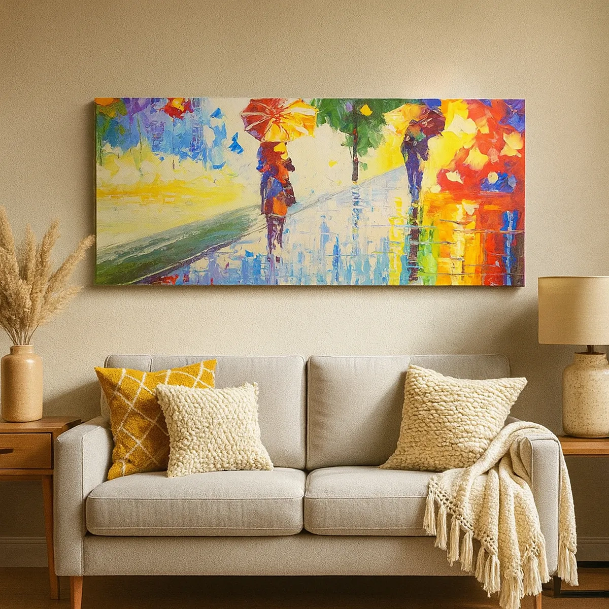 Impression sur toile - Image sur toile - Et tout est clair - 30x30 cm