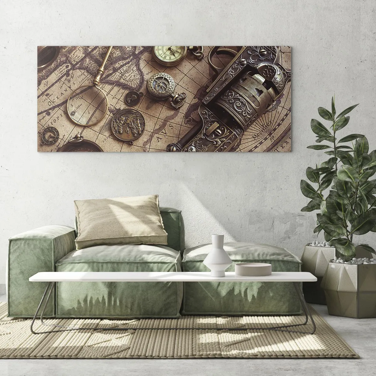 Impression sur verre - Image sur verre - L'aventure appelle - 100x40 cm