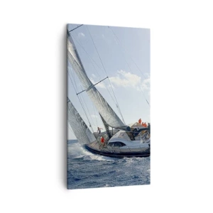 Impression sur toile - Image sur toile - Que le meilleur l'emporte - 45x80 cm