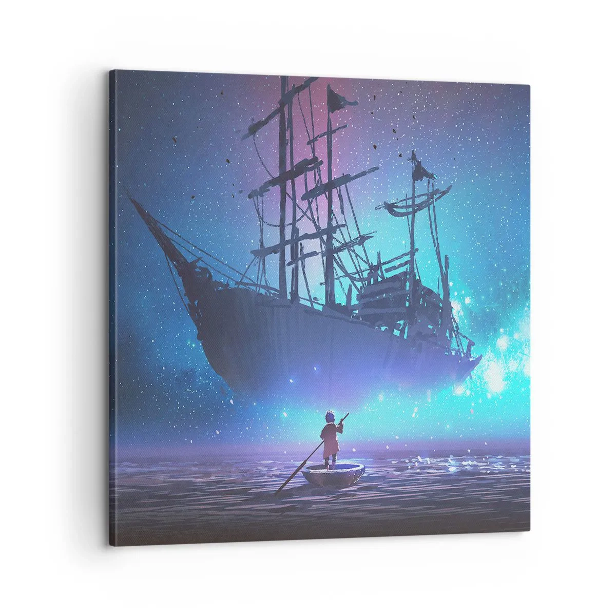 Impression sur toile - Image sur toile - A la rencontre du mythe de la mer - 60x60 cm