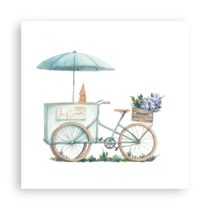 Affiche - Poster - Doux souvenir d'été - 50x50 cm