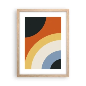 Affiche dans un chêne clair - Poster - Vers son soi - 30x40 cm